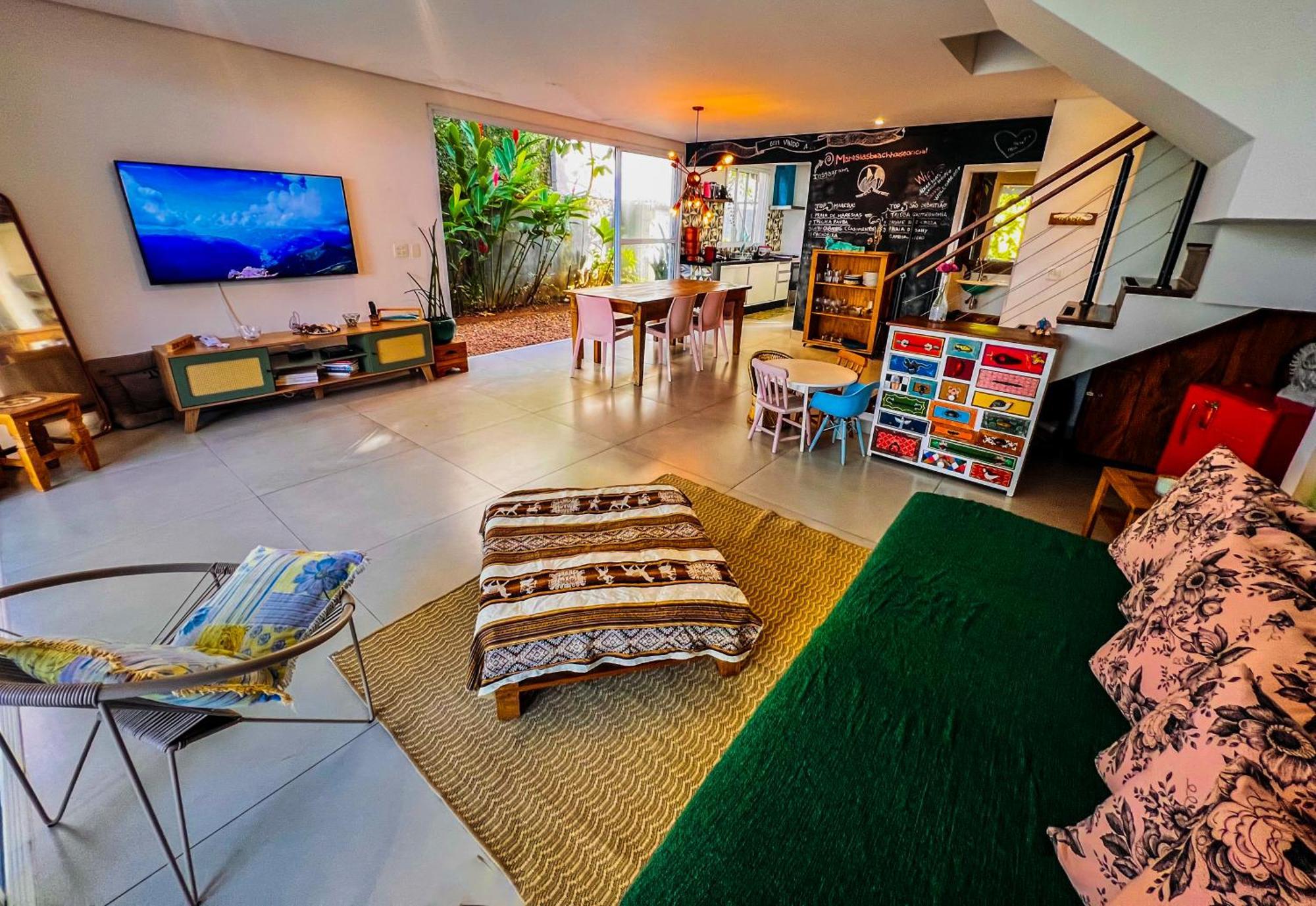 C7, Casa Vibrante, Pe Na Areia De Maresias Villa Сао Себастиао Екстериор снимка